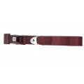 Replacement Push Button Seat Belt Maroon